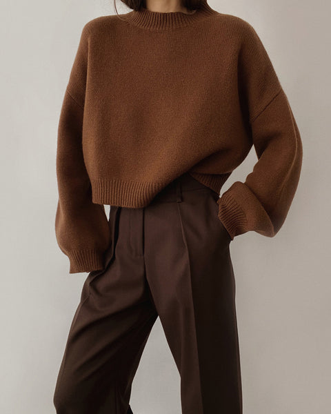 トップス Rare Archive Roen Liptan Cashmere Knit iris-brown_grande.jpg?v=1692020558