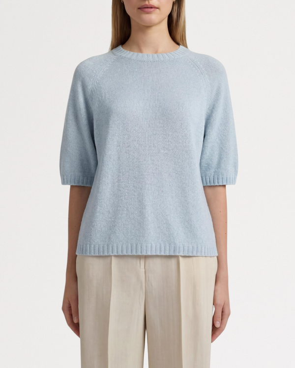 NORA Light Blue Mélange - Santosh clothing