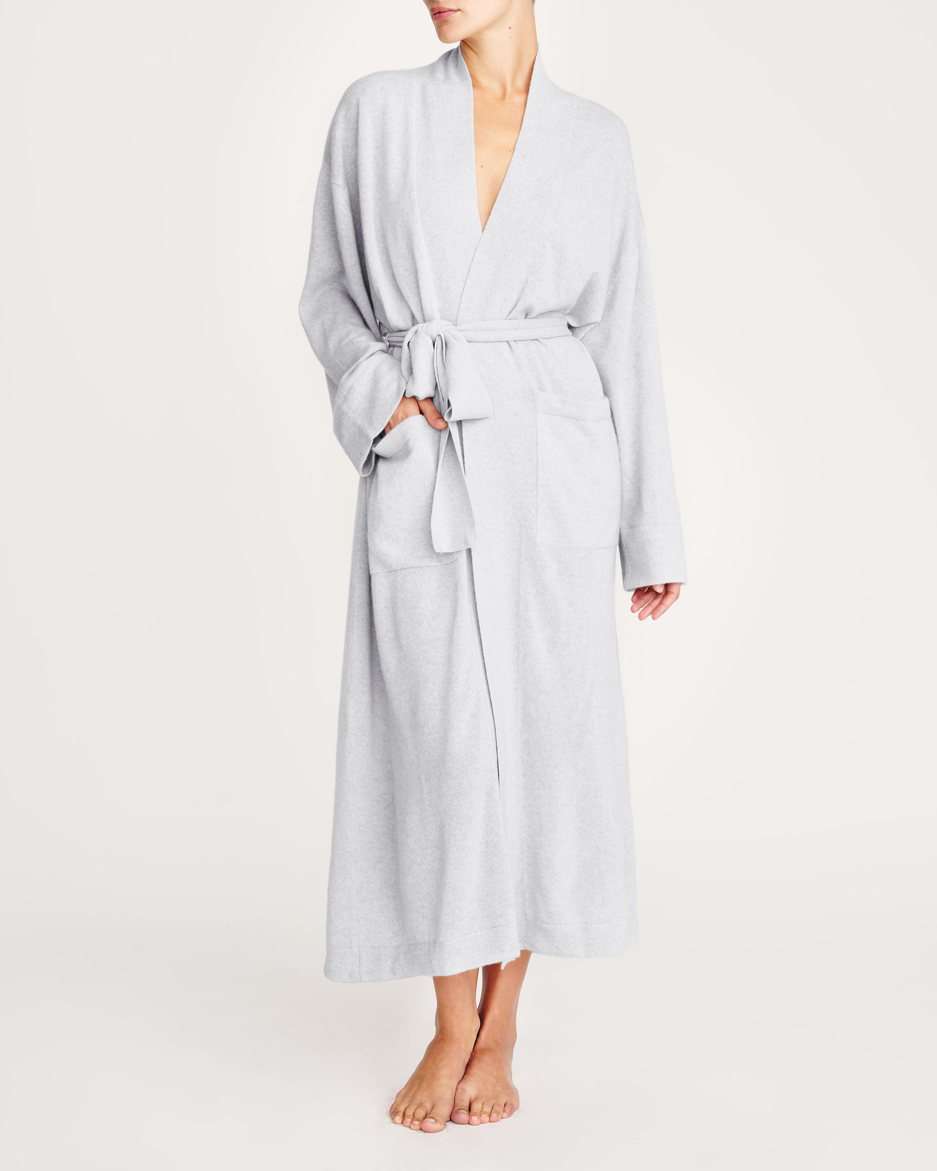 ROBE Light Grey - Santosh clothing