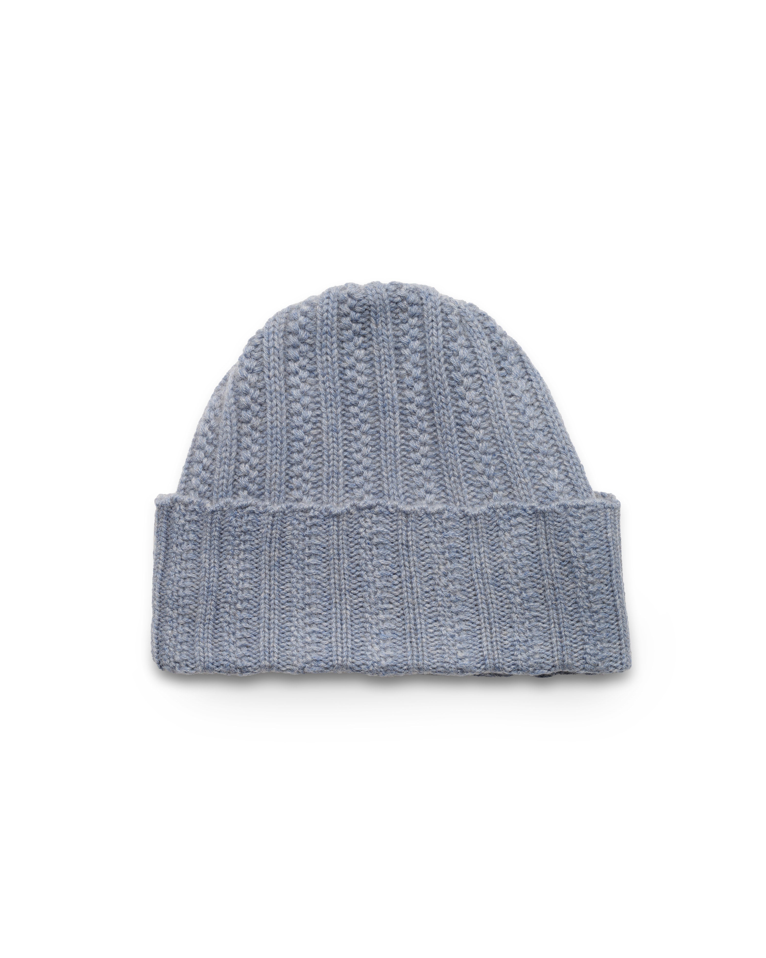 CHUNKY BEANIE Blue Mist - Santosh clothing